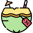 food and restaurant,discount,price tag,party,alcohol,fresh,sale,holidays,cocktail,coconut drink,summer sale